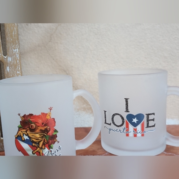 Puerto Rico Mugs. Set of 2 - New - Picture 7 of 10